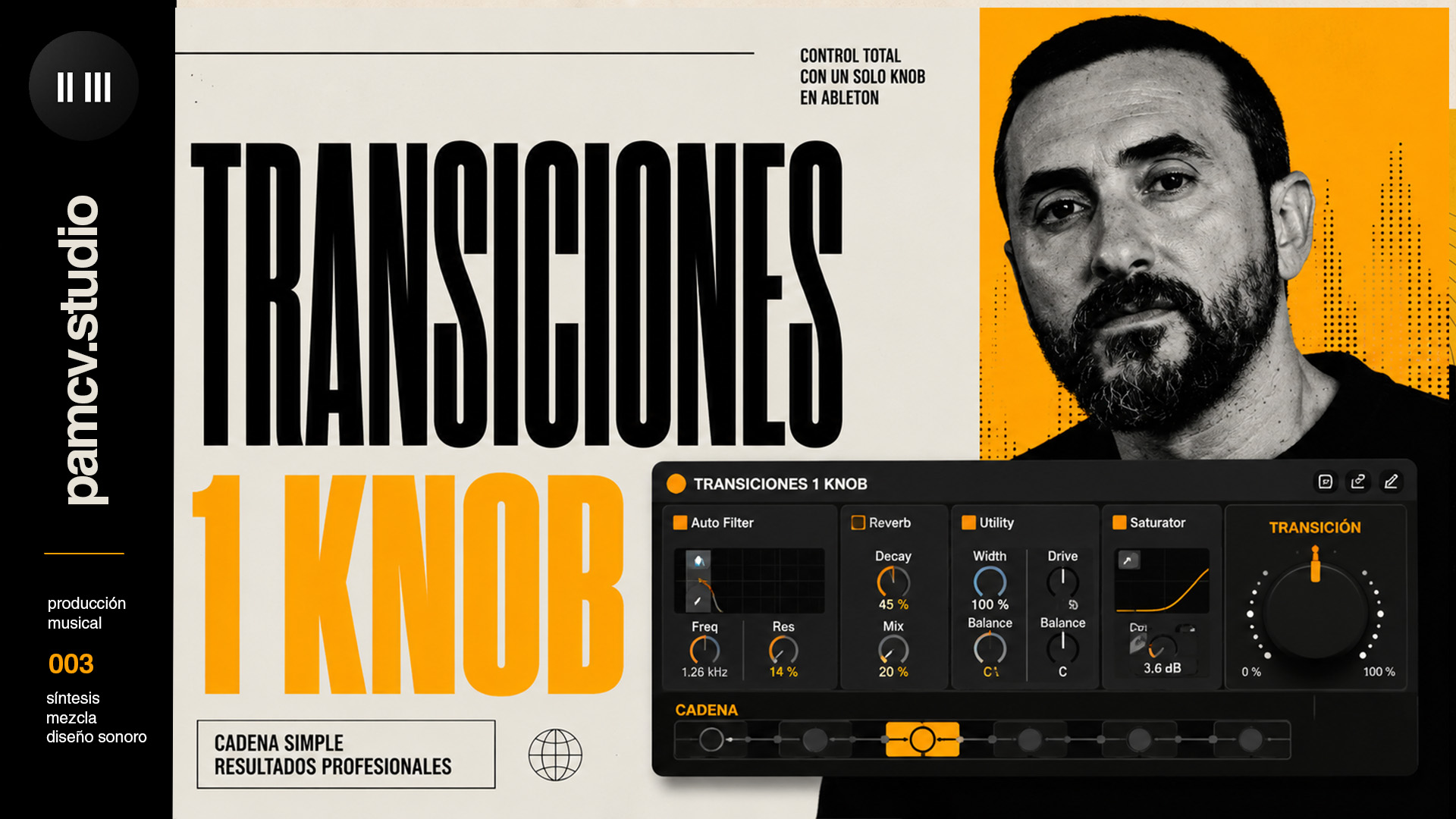 Controla tus transiciones en Ableton con un solo Knob