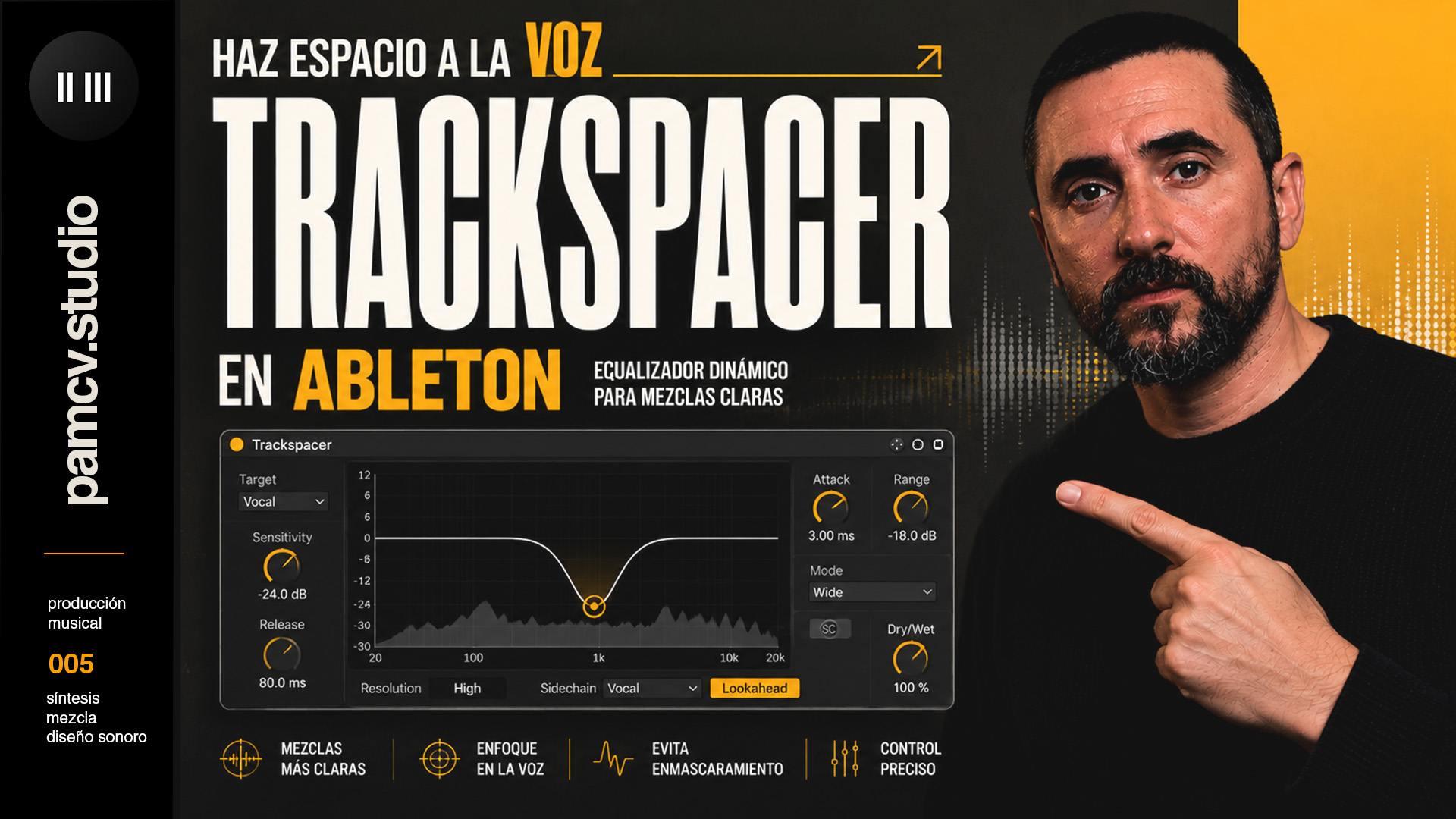 Cómo hacer espacio a la voz en Ableton (tipo Trackspacer)